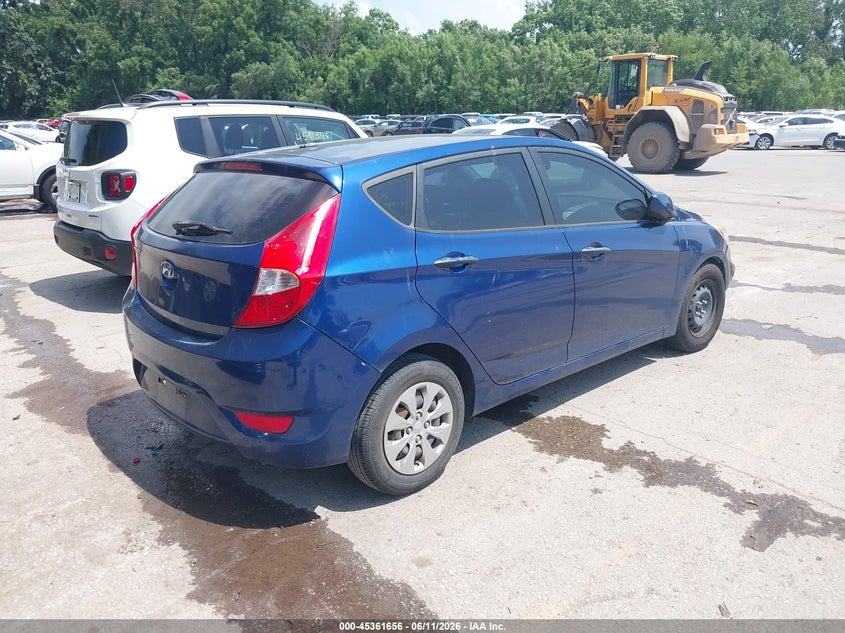 2016 Hyundai Accent VIN KMHCT5AE7GU263306 IAAI salvage auction — FRONT END, Salvage (Kansas), sold $650 on 2026-07-22 (photo 4)