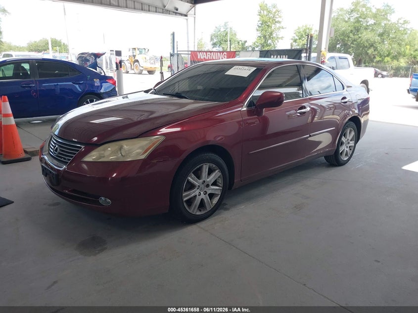 2007 Lexus ES VIN JTHBJ46G072078695 IAAI salvage auction — RIGHT FRONT, Rebuildable (Florida), sold $250 on 2026-07-08 (photo 2)