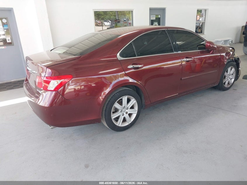 2007 Lexus ES VIN JTHBJ46G072078695 IAAI salvage auction — RIGHT FRONT, Rebuildable (Florida), sold $250 on 2026-07-08 (photo 4)