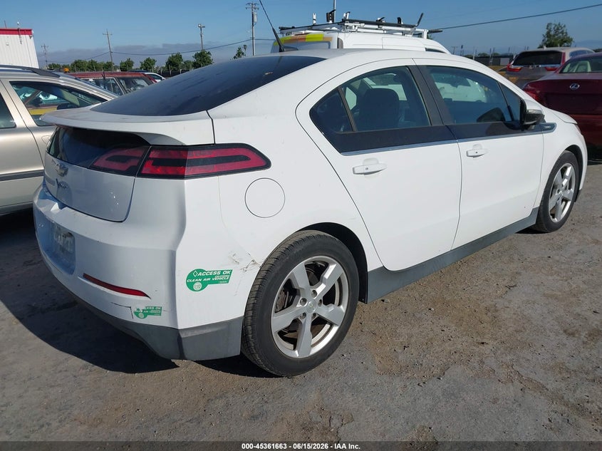 2013 Chevrolet Volt VIN 1G1RE6E49DU113010 IAAI salvage auction — FRONT END, Salvage (California), sold $825 on 2026-07-09 (photo 4)