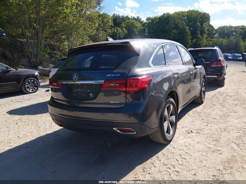 2015 Acura Mdx VIN 5FRYD4H28FB014130 IAAI salvage auction — FRONT END, Salvage Title, sold $900 on 2026-07-11 (photo 4)