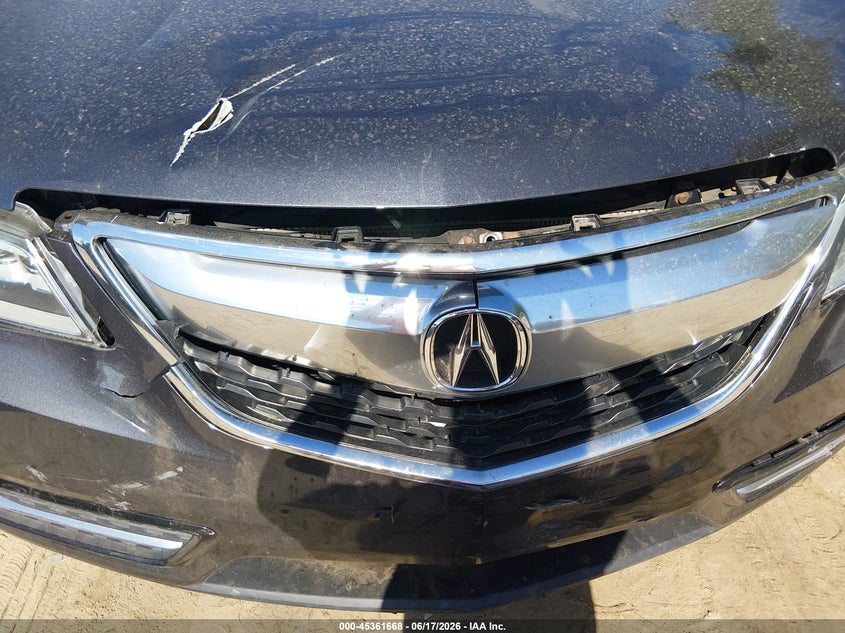 2015 Acura Mdx VIN 5FRYD4H28FB014130 IAAI salvage auction — FRONT END, Salvage Title, sold $900 on 2026-07-11 (photo 6)