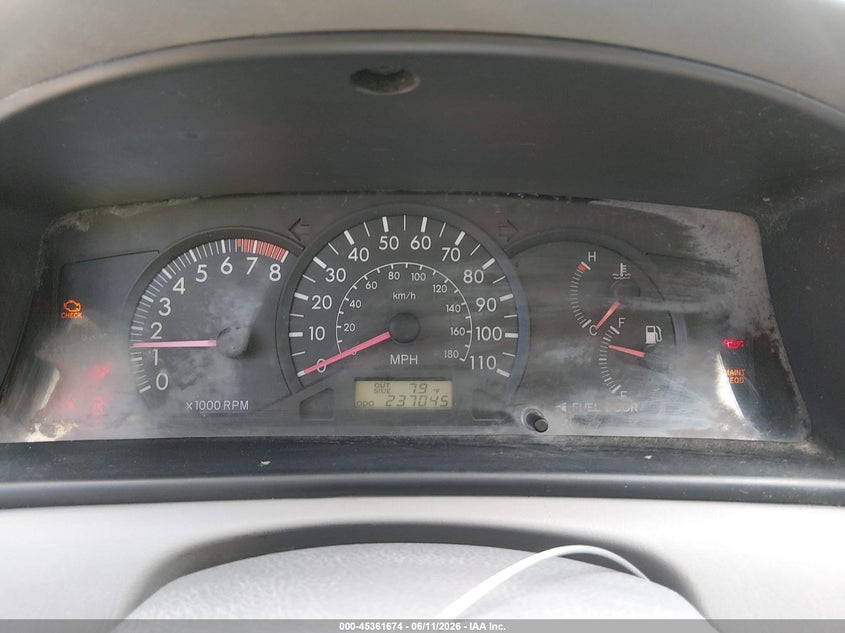 2005 Toyota Corolla VIN JTDBR32E552065656 IAAI salvage auction — NORMAL WEAR, Certificate Of Title (Nebraska), sold $525 on 2026-07-30 (photo 7)