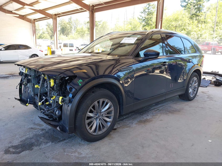 2024 Mazda Cx-90 VIN JM3KKBHD4R1128665 IAAI salvage auction — FRONT END, Bill Of Sale (Washington), sold $10,600 on 2026-07-22 (photo 2)