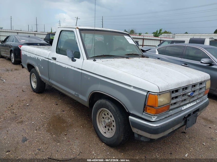 1991 Ford Ranger VIN 1FTCR10A9MTA40938 IAAI salvage auction — WATER/FLOOD, Original (Texas), sold $375 on 2026-07-09 (photo 1)
