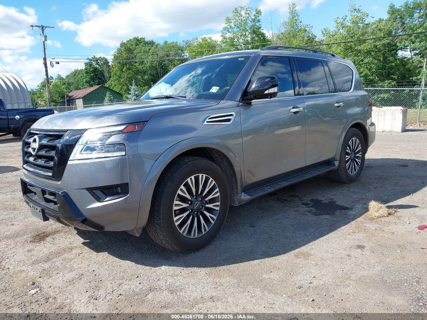 2024 Nissan Armada VIN JN8AY2BB3R9854033 IAAI salvage auction — RIGHT SIDE, Salvage (New Jersey), sold $15,900 on 2026-07-30 (photo 2)
