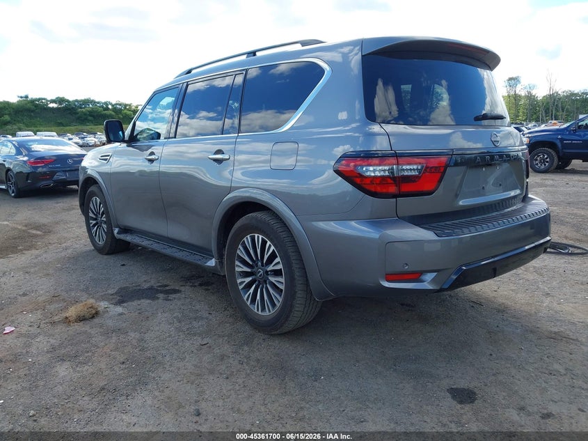 2024 Nissan Armada VIN JN8AY2BB3R9854033 IAAI salvage auction — RIGHT SIDE, Salvage (New Jersey), sold $15,900 on 2026-07-30 (photo 3)