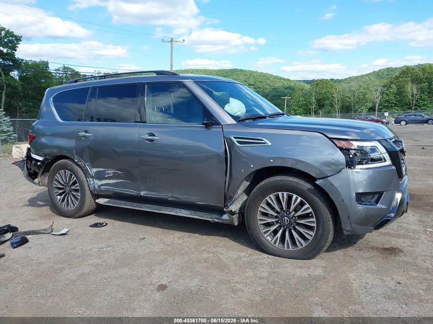 2024 Nissan Armada VIN JN8AY2BB3R9854033 IAAI salvage auction — RIGHT SIDE, Salvage (New Jersey), sold $15,900 on 2026-07-30 (photo 6)