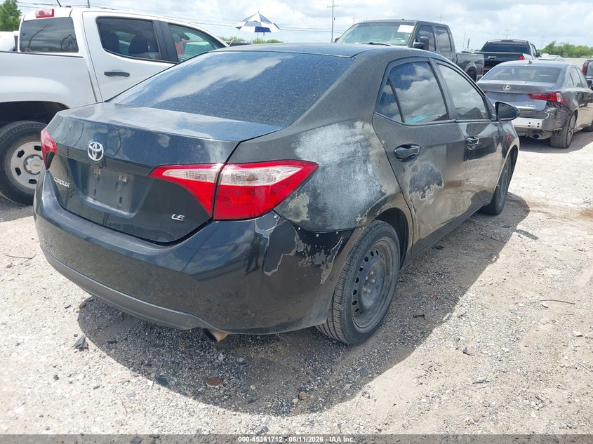 2017 Toyota Corolla VIN 5YFBURHE2HP599101 IAAI salvage auction — NORMAL WEAR, Original (Texas), sold $2,650 on 2026-07-29 (photo 4)