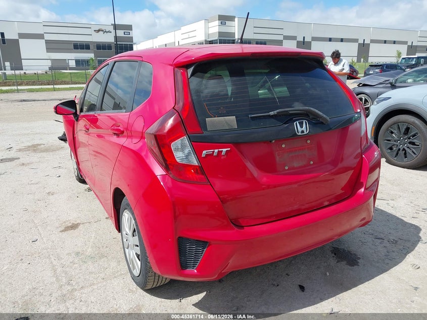 2016 Honda Fit VIN JHMGK5H5XGX007169 IAAI salvage auction — FRONT END, Salvage (Texas), sold $1,400 on 2026-07-28 (photo 3)