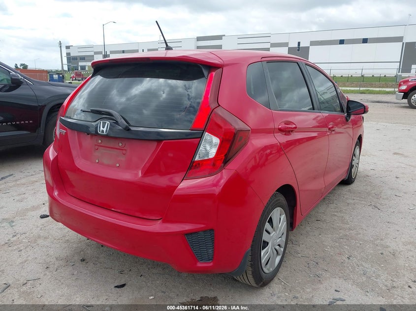 2016 Honda Fit VIN JHMGK5H5XGX007169 IAAI salvage auction — FRONT END, Salvage (Texas), sold $1,400 on 2026-07-28 (photo 4)