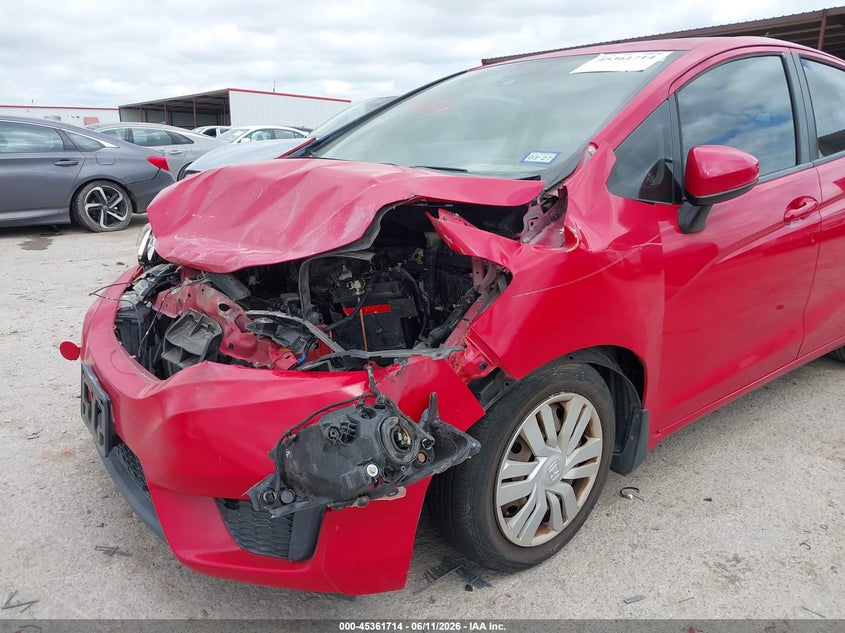 2016 Honda Fit VIN JHMGK5H5XGX007169 IAAI salvage auction — FRONT END, Salvage (Texas), sold $1,400 on 2026-07-28 (photo 6)