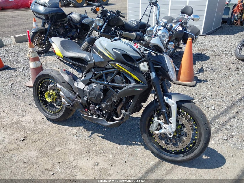 2019 M. v. agusta Dragster VIN ZCGPJGNU4KV002747 IAAI salvage auction — SIDE, Salvage (New Jersey), sold $1,600 on 2026-07-21 (photo 1)