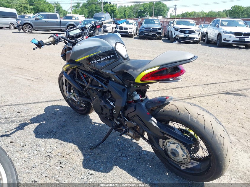 2019 M. v. agusta Dragster VIN ZCGPJGNU4KV002747 IAAI salvage auction — SIDE, Salvage (New Jersey), sold $1,600 on 2026-07-21 (photo 3)