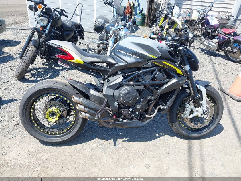 2019 M. v. agusta Dragster VIN ZCGPJGNU4KV002747 IAAI salvage auction — SIDE, Salvage (New Jersey), sold $1,600 on 2026-07-21 (photo 8)