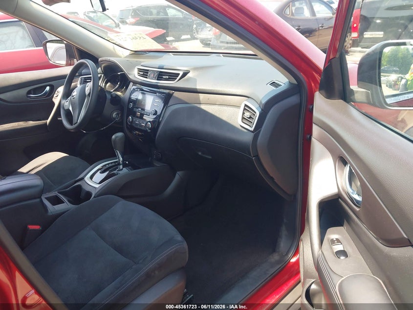 2016 Nissan Rogue VIN JN8AT2MV9GW143893 IAAI salvage auction — FRONT END, Salvage (North Carolina), sold $1,475 on 2026-07-29 (photo 5)