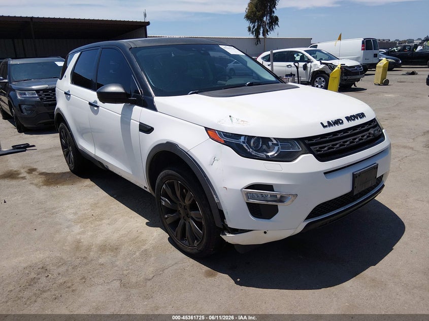 2015 Land rover Discovery sport VIN SALCT2BG9FH540007 IAAI salvage auction — LEFT & RIGHT, Salvage (California), sold $1,775 on 2026-07-29 (photo 1)