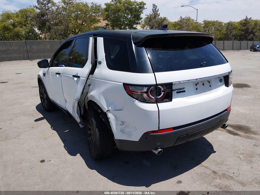 2015 Land rover Discovery sport VIN SALCT2BG9FH540007 IAAI salvage auction — LEFT & RIGHT, Salvage (California), sold $1,775 on 2026-07-29 (photo 3)