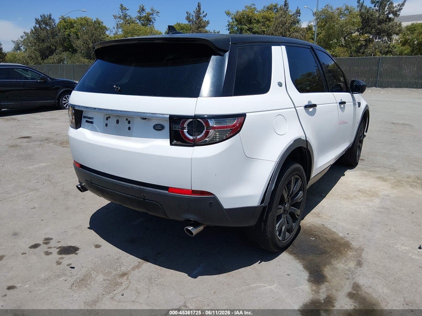 2015 Land rover Discovery sport VIN SALCT2BG9FH540007 IAAI salvage auction — LEFT & RIGHT, Salvage (California), sold $1,775 on 2026-07-29 (photo 4)