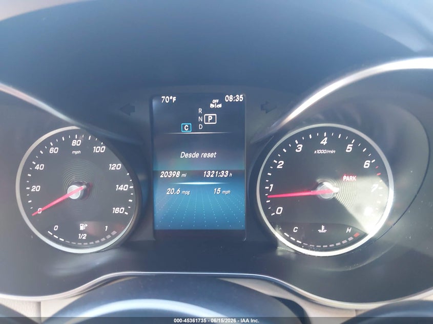 2020 Mercedes-benz C-klasse VIN W1KWF8EB6LR593788 IAAI salvage auction — LEFT FRONT, Salvage Title, sold $11,825 on 2026-08-21 (photo 7)