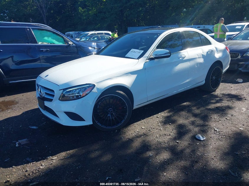 2020 Mercedes-benz C-klasse VIN W1KWF8EB6LR593788 IAAI salvage auction — LEFT FRONT, Salvage Title, sold $11,825 on 2026-08-21 (photo 2)