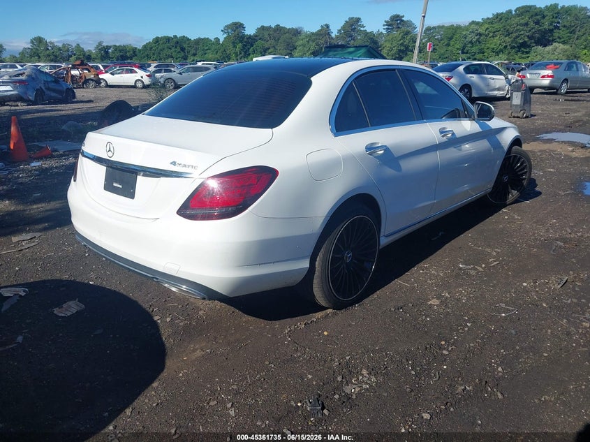 2020 Mercedes-benz C-klasse VIN W1KWF8EB6LR593788 IAAI salvage auction — LEFT FRONT, Salvage Title, sold $11,825 on 2026-08-21 (photo 4)