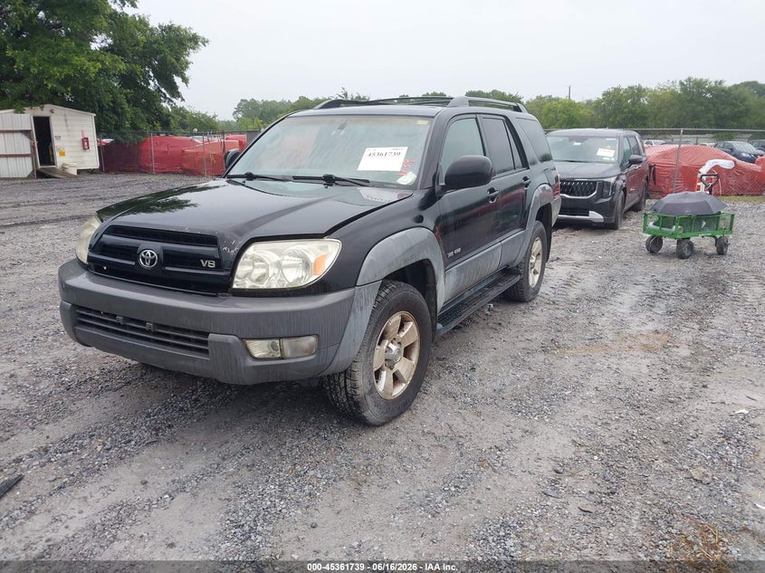 2003 Toyota 4runner VIN JTEBT14R830015439 IAAI salvage auction — NORMAL WEAR, Clear (Florida), sold $2,400 on 2026-07-16 (photo 2)
