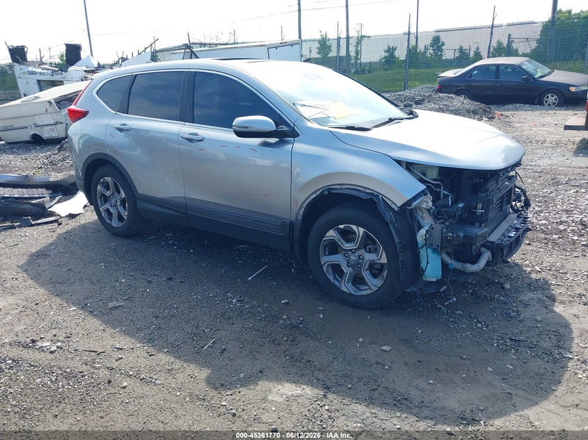 2018 Honda Cr-v VIN 7FARW2H54JE017019 IAAI salvage auction — FRONT END, Salvage (Pennsylvania), sold $5,700 on 2026-07-17 (photo 1)