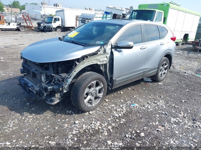 2018 Honda Cr-v VIN 7FARW2H54JE017019 IAAI salvage auction — FRONT END, Salvage (Pennsylvania), sold $5,700 on 2026-07-17 (photo 2)