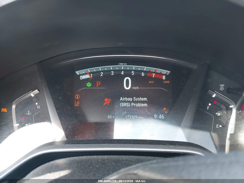 2018 Honda Cr-v VIN 7FARW2H54JE017019 IAAI salvage auction — FRONT END, Salvage (Pennsylvania), sold $5,700 on 2026-07-17 (photo 7)