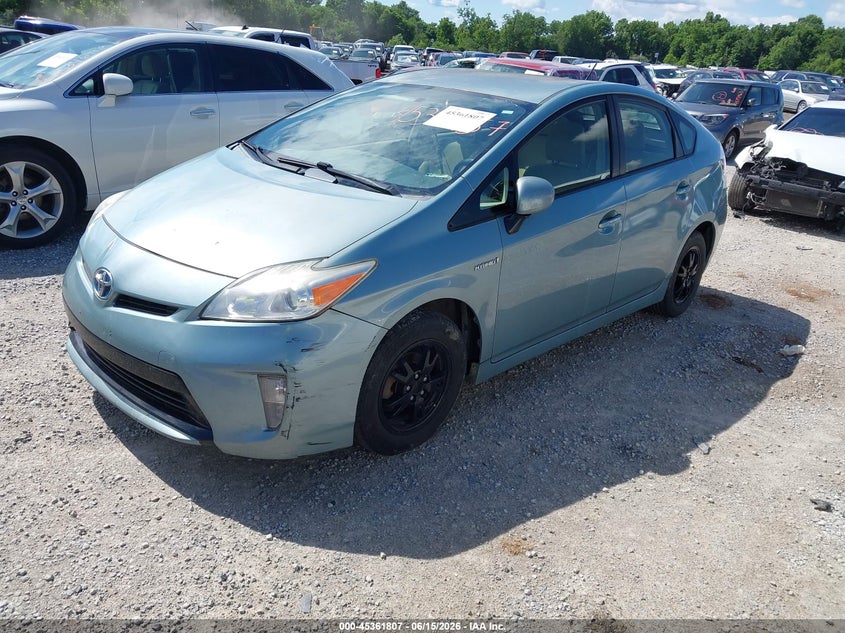 2013 Toyota Prius VIN JTDKN3DUXD5641822 IAAI salvage auction — LEFT FRONT, Salvage (Idaho), sold $1,600 on 2026-07-06 (photo 2)
