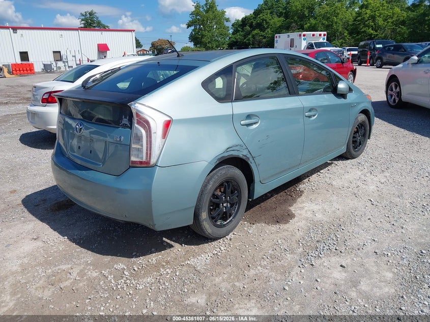 2013 Toyota Prius VIN JTDKN3DUXD5641822 IAAI salvage auction — LEFT FRONT, Salvage (Idaho), sold $1,600 on 2026-07-06 (photo 4)
