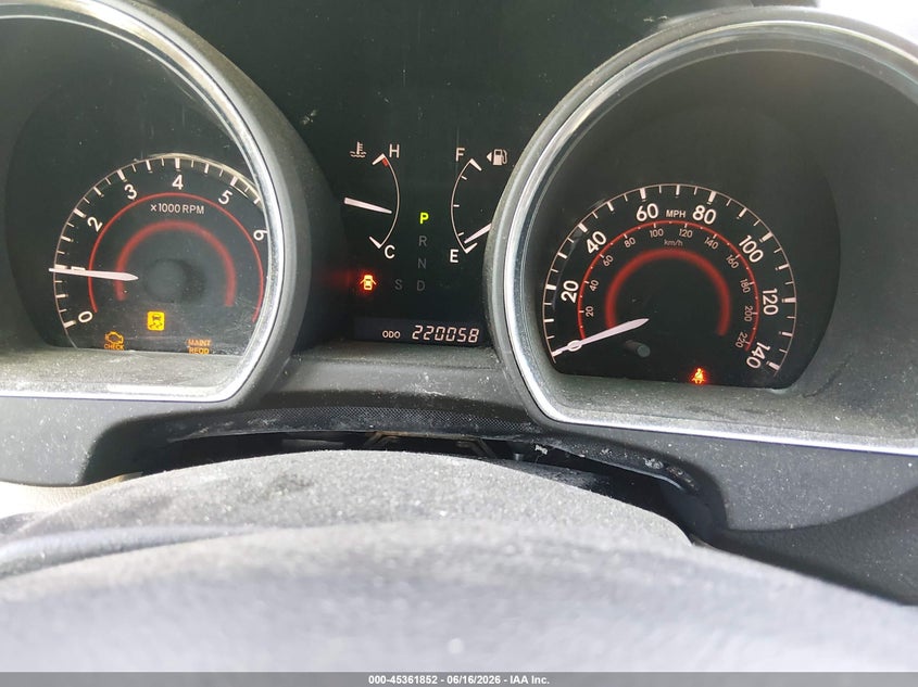 2008 Toyota Highlander VIN JTEDS41A282008641 IAAI salvage auction — LEFT REAR, Salvage (Ohio), sold $1,650 on 2026-07-09 (photo 7)