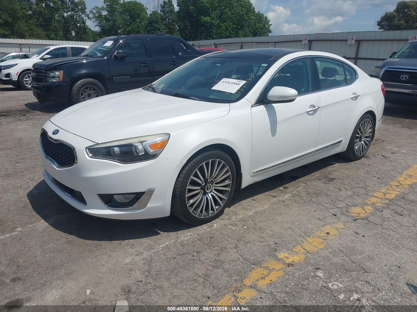 2015 Kia Cadenza VIN KNALN4D73F5174442 IAAI salvage auction — REAR END, Salvage (Georgia), sold $1,650 on 2026-07-10 (photo 2)