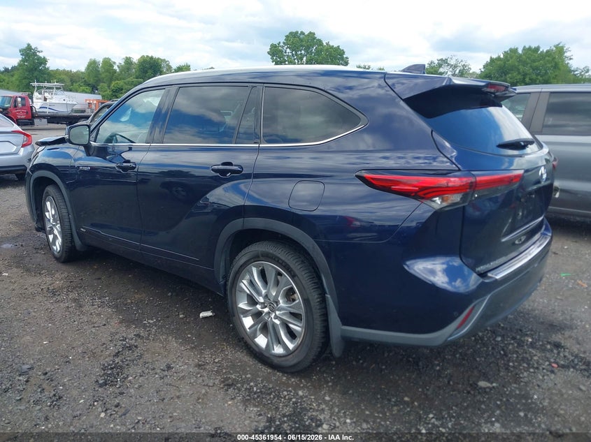 2021 Toyota Highlander VIN 5TDXBRCH5MS019905 IAAI salvage auction — FRONT END, Salvage (Virginia), sold $12,600 on 2026-07-07 (photo 3)