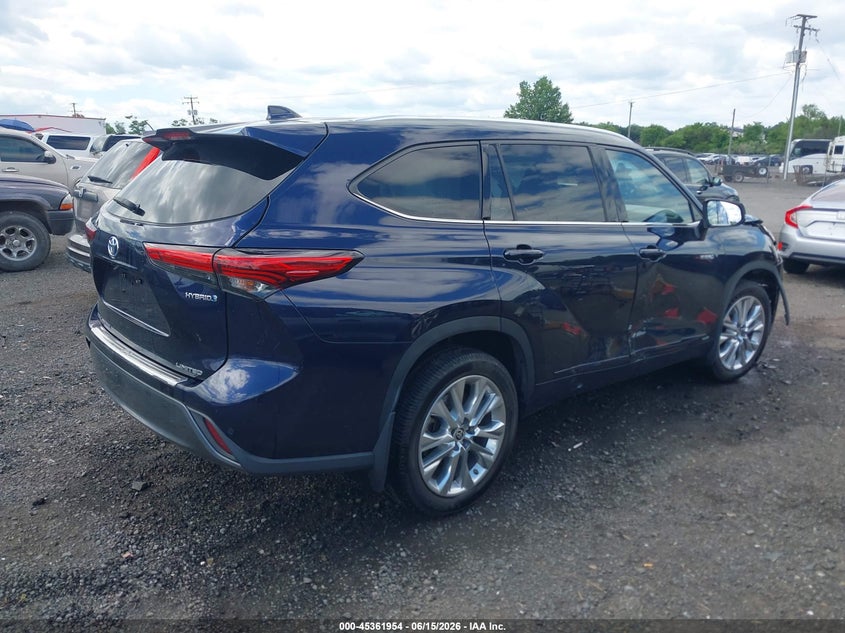 2021 Toyota Highlander VIN 5TDXBRCH5MS019905 IAAI salvage auction — FRONT END, Salvage (Virginia), sold $12,600 on 2026-07-07 (photo 4)