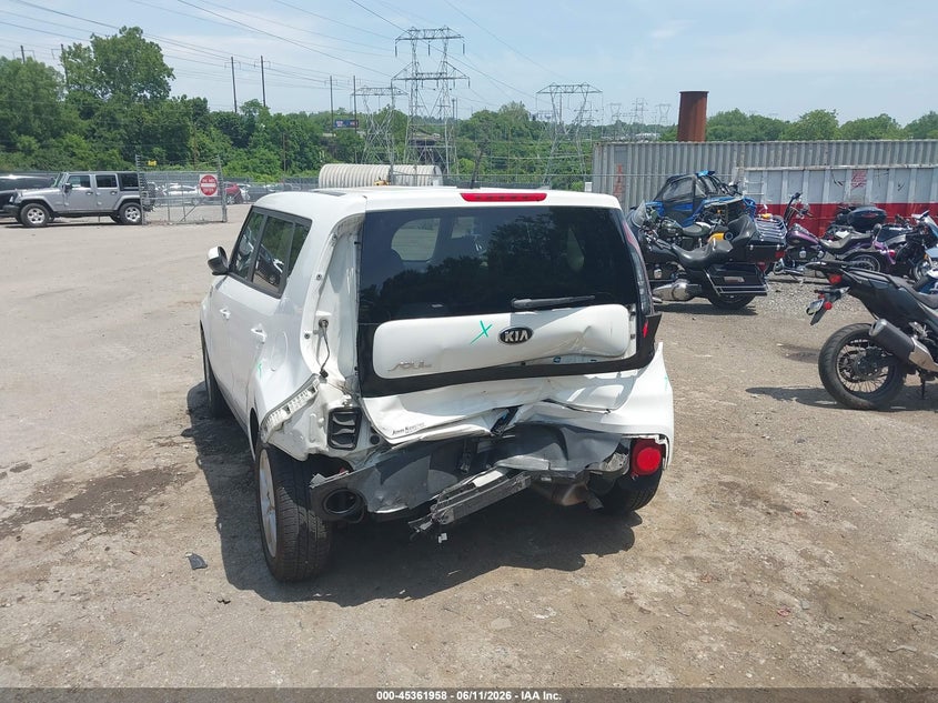 2017 Kia Soul VIN KNDJN2A29H7428685 IAAI salvage auction — REAR END, Salvage (Pennsylvania), sold $1,775 on 2026-07-17 (photo 6)