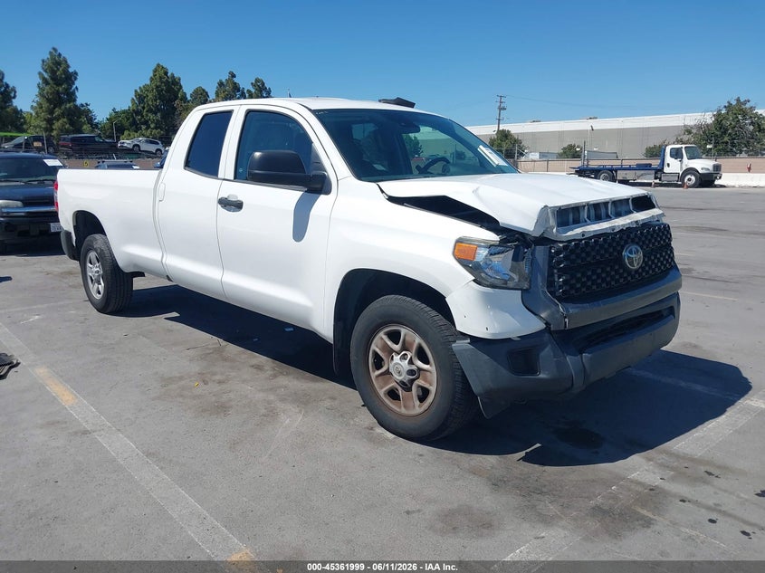 2020 Toyota Tundra VIN 5TFTY5F1XLX011053 IAAI salvage auction — FRONT & REAR, Salvage (California), sold $2,700 on 2026-07-29 (photo 1)
