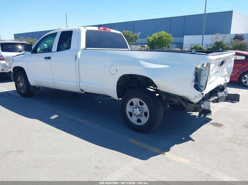 2020 Toyota Tundra VIN 5TFTY5F1XLX011053 IAAI salvage auction — FRONT & REAR, Salvage (California), sold $2,700 on 2026-07-29 (photo 3)