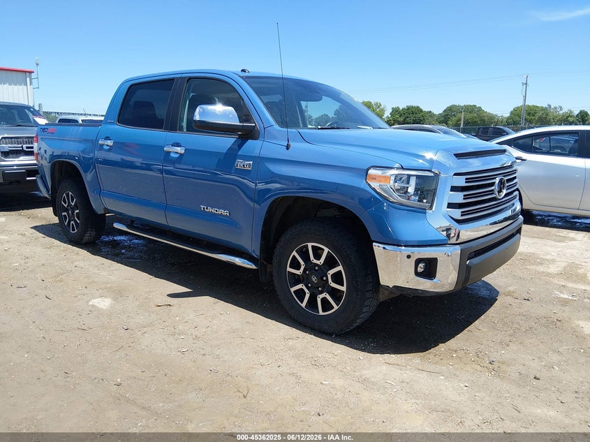 2018 Toyota Tundra VIN 5TFHW5F12JX774838 IAAI salvage auction — HAIL, Salvage (Kansas), sold $22,700 on 2026-07-10 (photo 1)