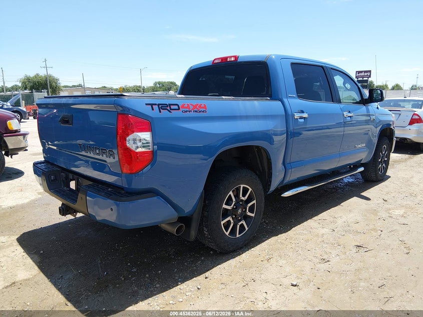 2018 Toyota Tundra VIN 5TFHW5F12JX774838 IAAI salvage auction — HAIL, Salvage (Kansas), sold $22,700 on 2026-07-10 (photo 4)