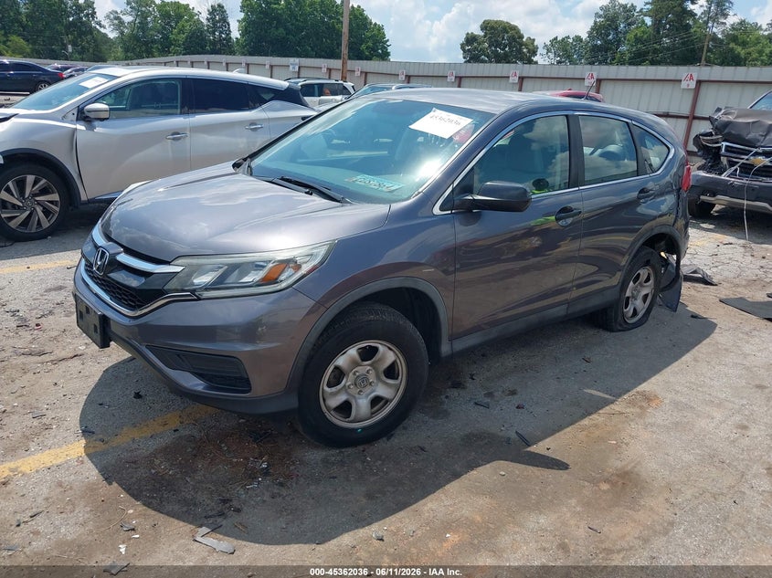 2015 Honda Cr-v VIN 5J6RM4H32FL122328 IAAI salvage auction — REAR END, Salvage (Georgia), sold $3,250 on 2026-07-26 (photo 2)