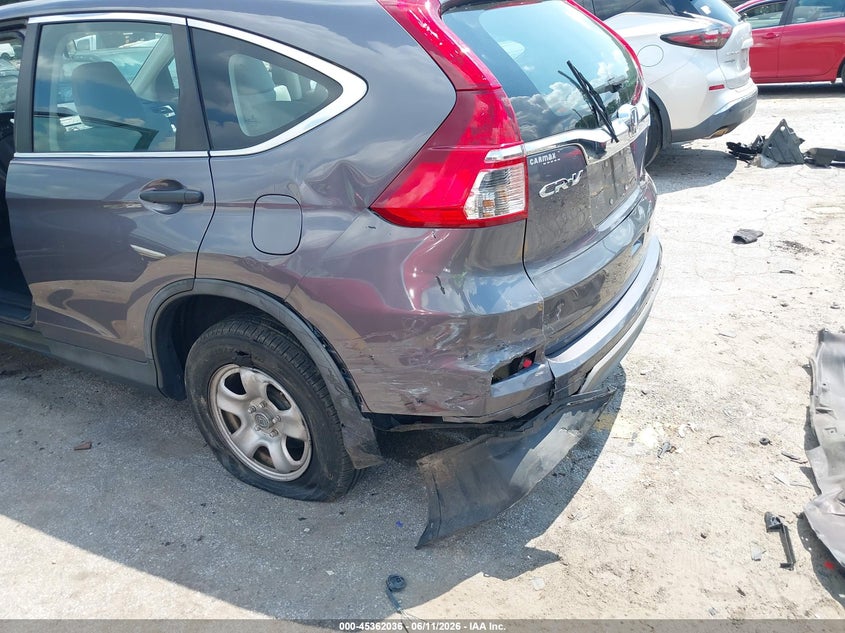 2015 Honda Cr-v VIN 5J6RM4H32FL122328 IAAI salvage auction — REAR END, Salvage (Georgia), sold $3,250 on 2026-07-26 (photo 6)