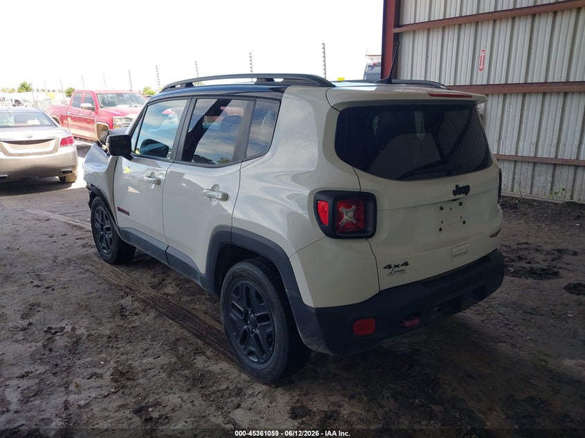 2018 Jeep Renegade VIN ZACCJBCB4JPH70121 IAAI salvage auction — FRONT END, Certificate Of Title (Nebraska), sold $875 on 2026-07-23 (photo 3)