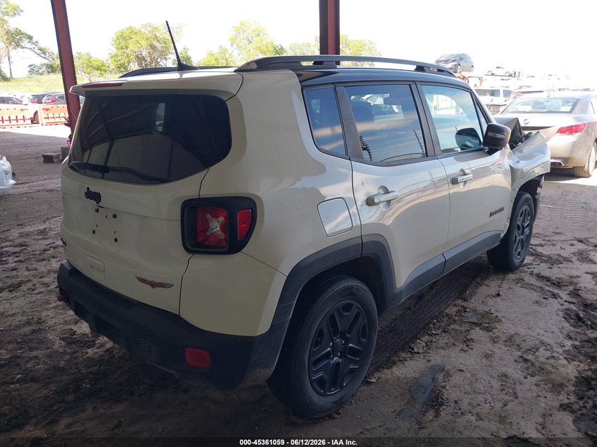 2018 Jeep Renegade VIN ZACCJBCB4JPH70121 IAAI salvage auction — FRONT END, Certificate Of Title (Nebraska), sold $875 on 2026-07-23 (photo 4)