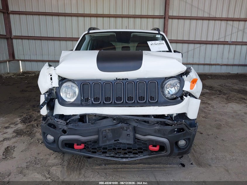 2018 Jeep Renegade VIN ZACCJBCB4JPH70121 IAAI salvage auction — FRONT END, Certificate Of Title (Nebraska), sold $875 on 2026-07-23 (photo 6)