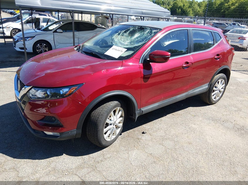 2020 Nissan Rogue VIN JN1BJ1CW1LW367960 IAAI salvage auction — STORM DAMAGE, Salvage Title, sold $4,500 on 2026-07-30 (photo 2)