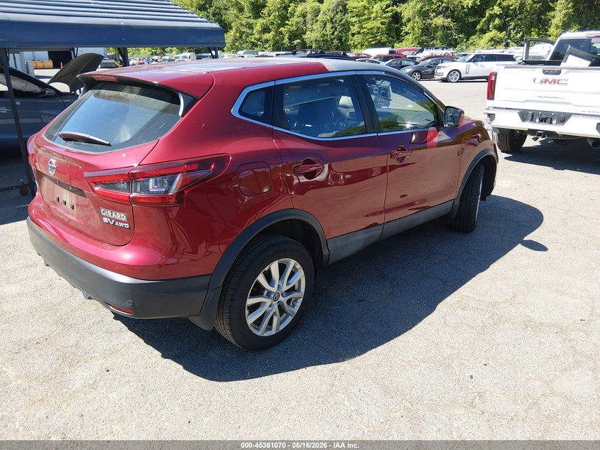 2020 Nissan Rogue VIN JN1BJ1CW1LW367960 IAAI salvage auction — STORM DAMAGE, Salvage Title, sold $4,500 on 2026-07-30 (photo 4)