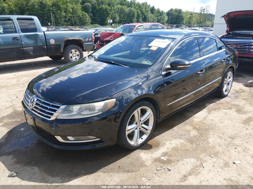 2013 Volkswagen Passat cc VIN WVWBN7AN7DE505555 IAAI salvage auction — FRONT END, Salvage (West Virginia), sold $500 on 2026-07-18 (photo 2)