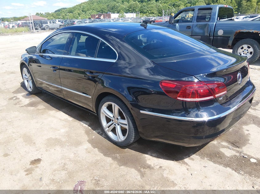 2013 Volkswagen Passat cc VIN WVWBN7AN7DE505555 IAAI salvage auction — FRONT END, Salvage (West Virginia), sold $500 on 2026-07-18 (photo 3)